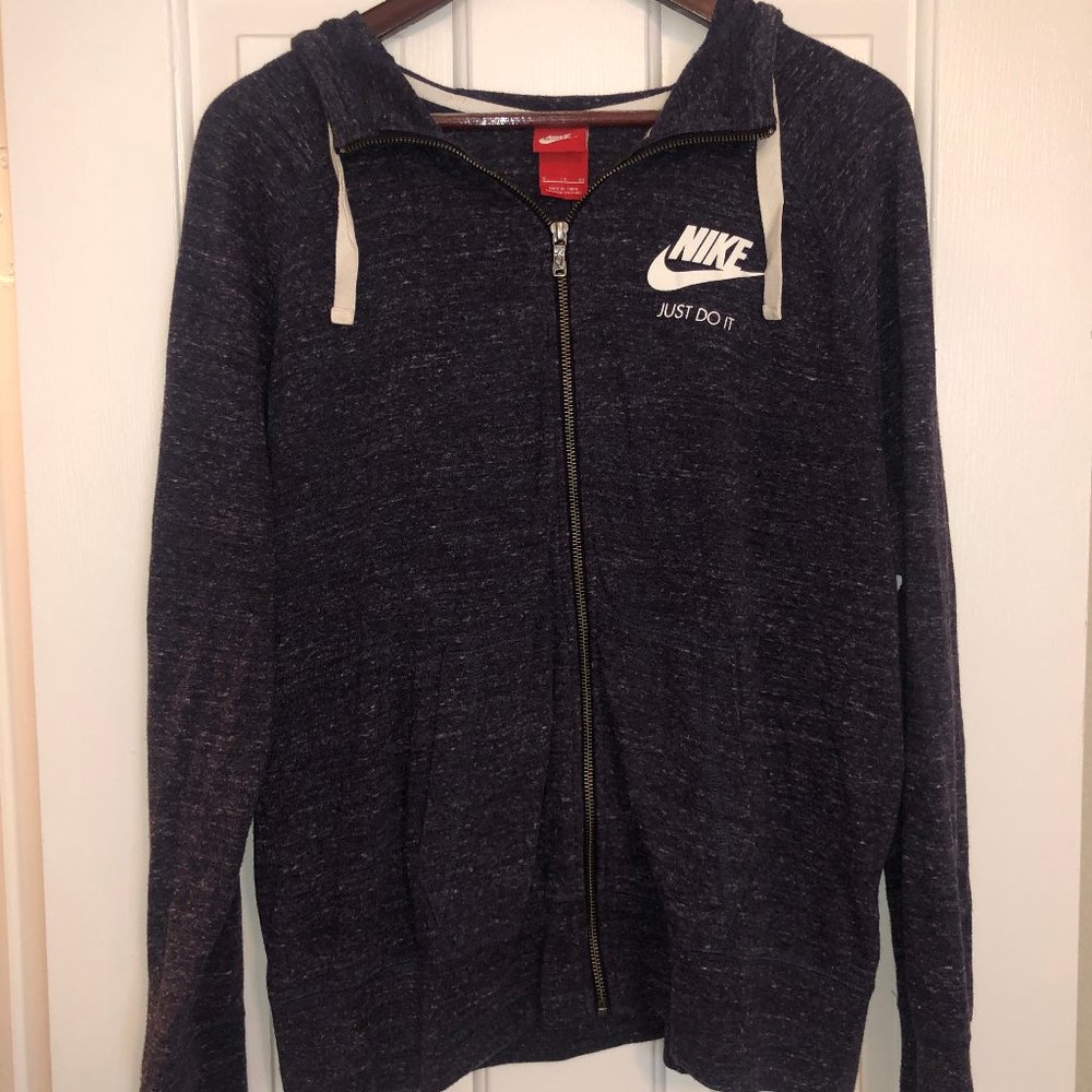 Purple Nike Zip up Hoodie
